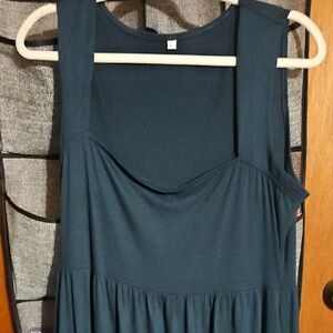 Dark Teal Sleeveless Dress